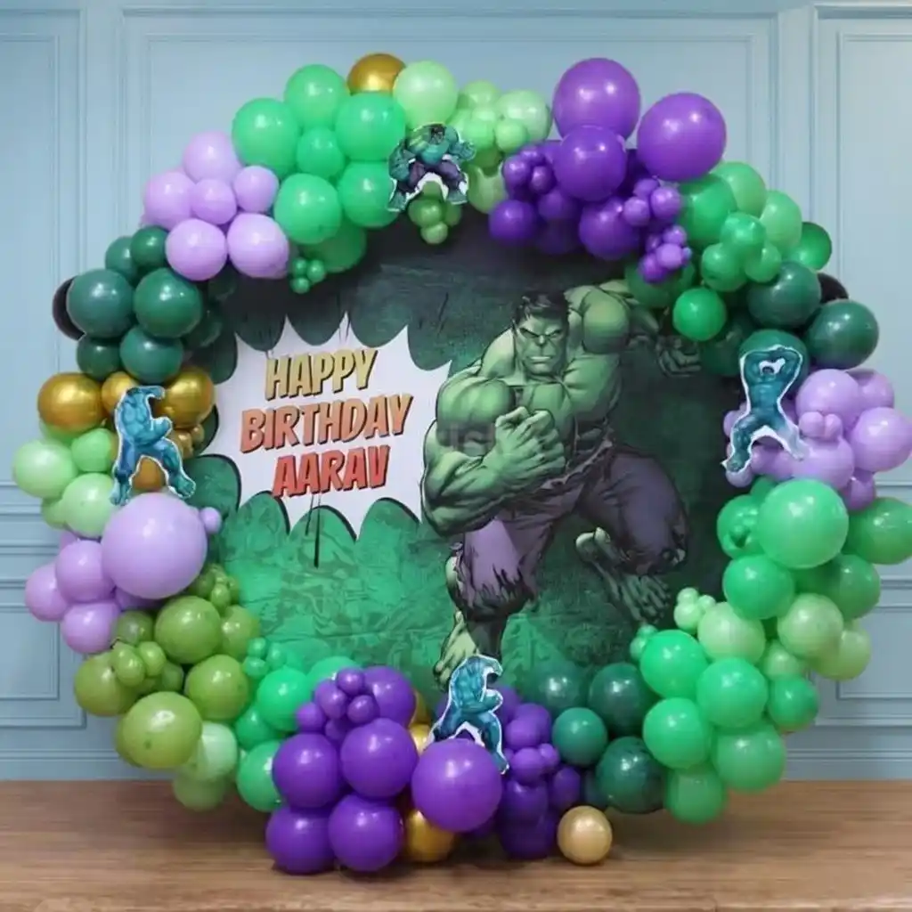 Hulk Theme Birthday Decor